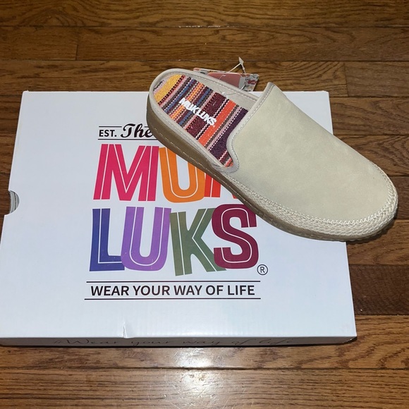 Muk Luks Clay Street Kings Highway Clogs Women’s Size 7 Comfort Slip-On - Picture 2 of 6